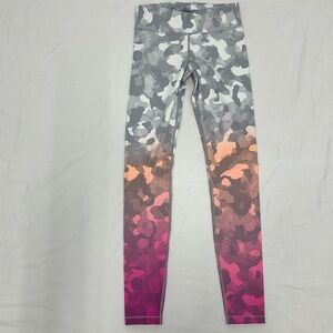 Athleta Girl Ombre Camo Tight Leggings Size XL